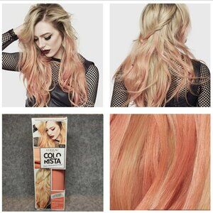 L'Oreal Colorista Semi-Permanent Hair Color Peach Dye Peach100 Pink NEW Loreal